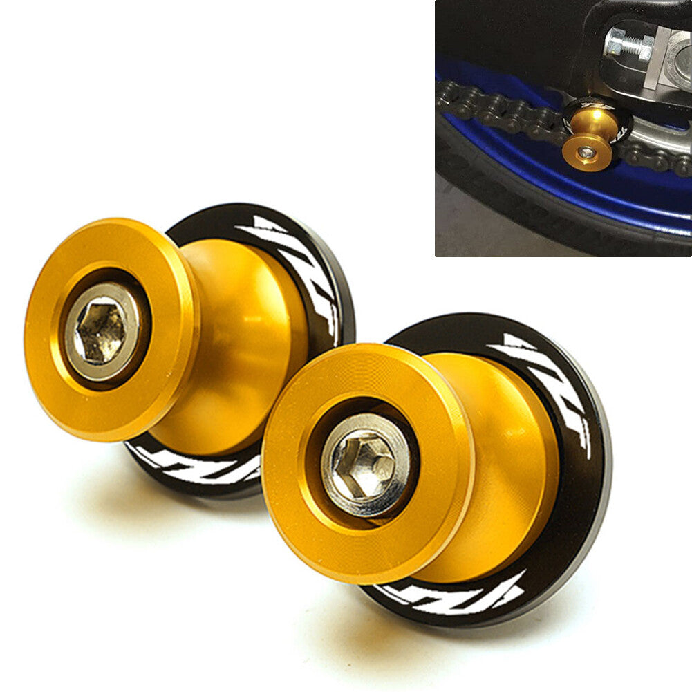 Gold Swingarm Spools Slider Stand ScrewsM6 for Yamaha YZF R1 R3 R6