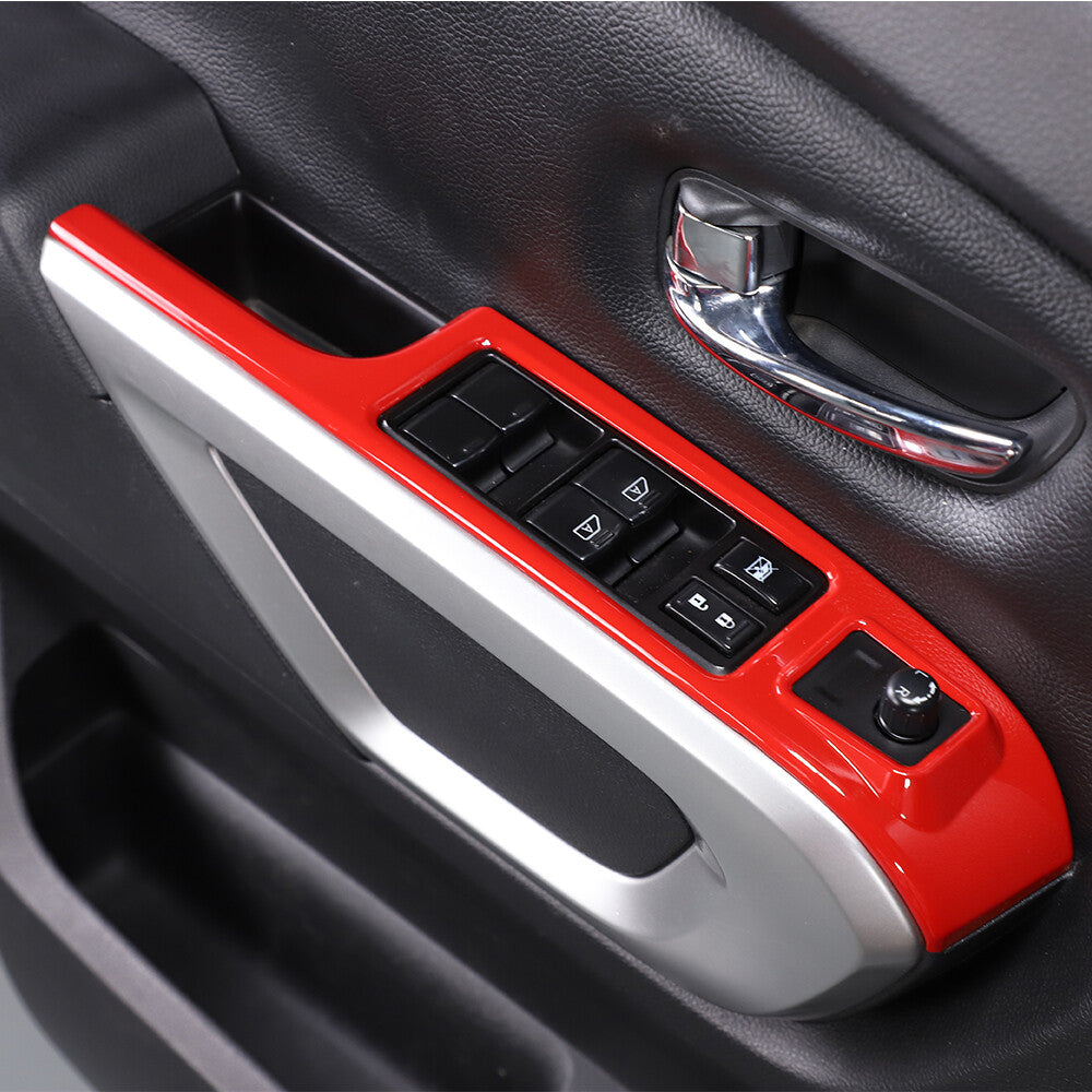 Glossy black ABS front fog light trim cover suitable for Cadillac for Escalade models 21-23.