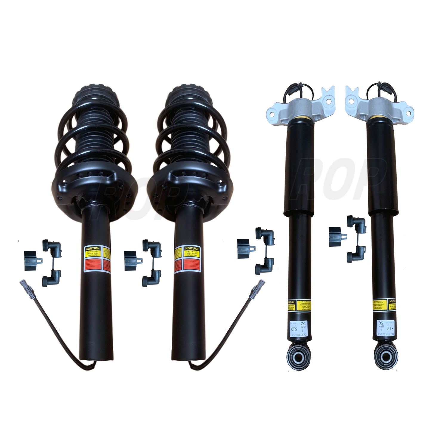 4Pcs Front Rear for 13-19 for Cadillac XTS 3.6L Shock Absorber Struts w/ Electric