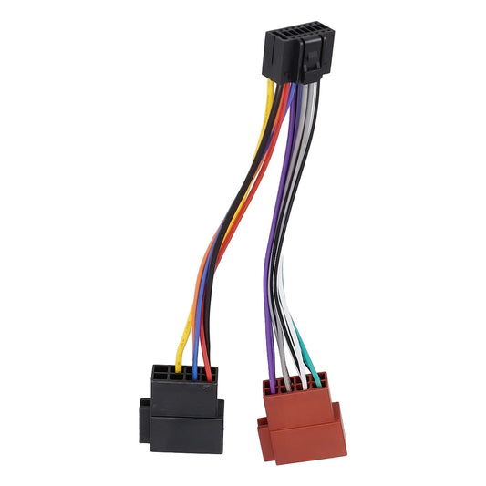 ISO Standard Harness Connector For Audio Parts Radio Stereo 16 Pin 160x40x25 Mm