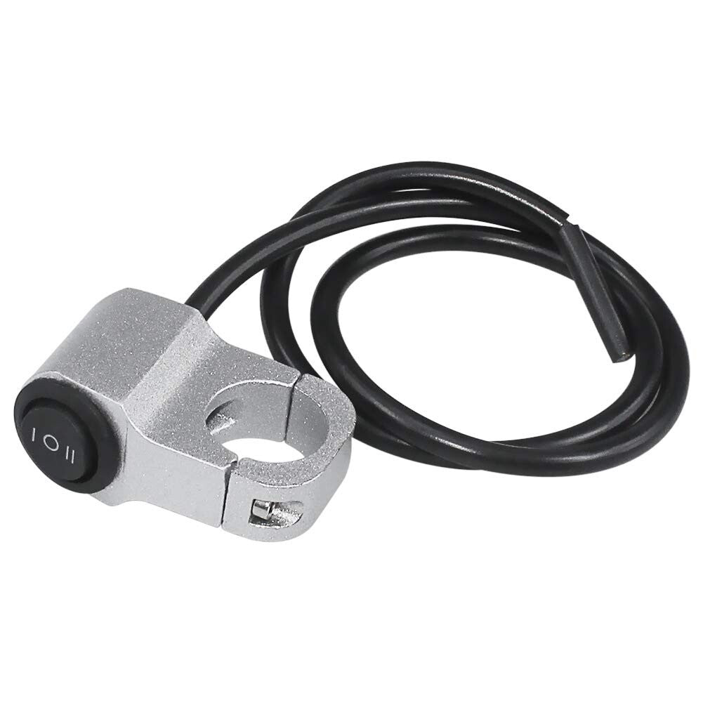 7/8 Inch Motorcycle ATV 12 V Handlebar Light Switch, 3 Positions On/Off/One