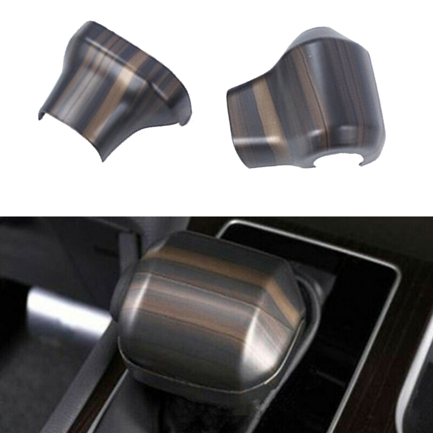 fit 2021 2022 for Toyota for Sienna Wood Grain Style Inner Gear Shift Knob Cover Trim