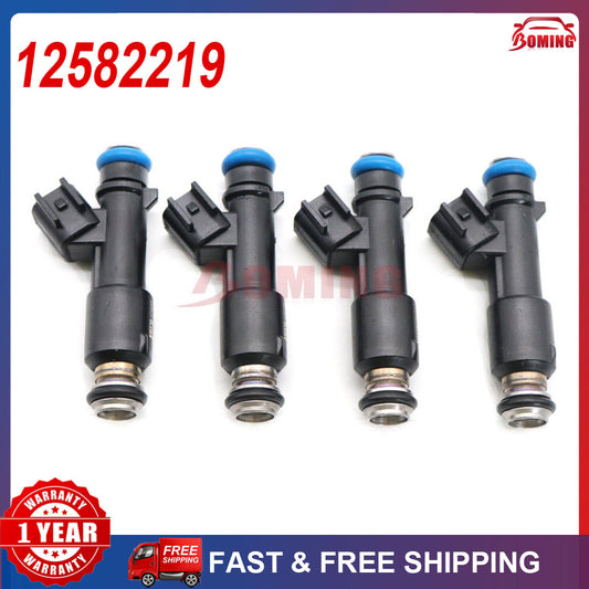 12582219 4-piece fuel injector kit for Chevrolet Cobalt for Pontiac G5 2.2L L4 2005-2010