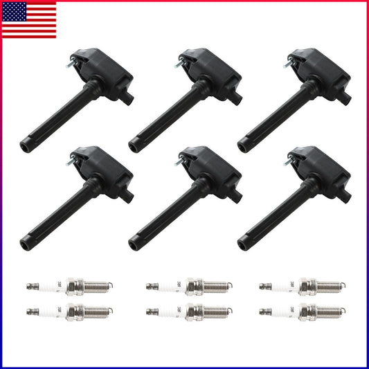 6 Set Ignition Coils + Iridium Spark Plugs UF807 For 2019-2020 for Ram 1500 V6 3.6L