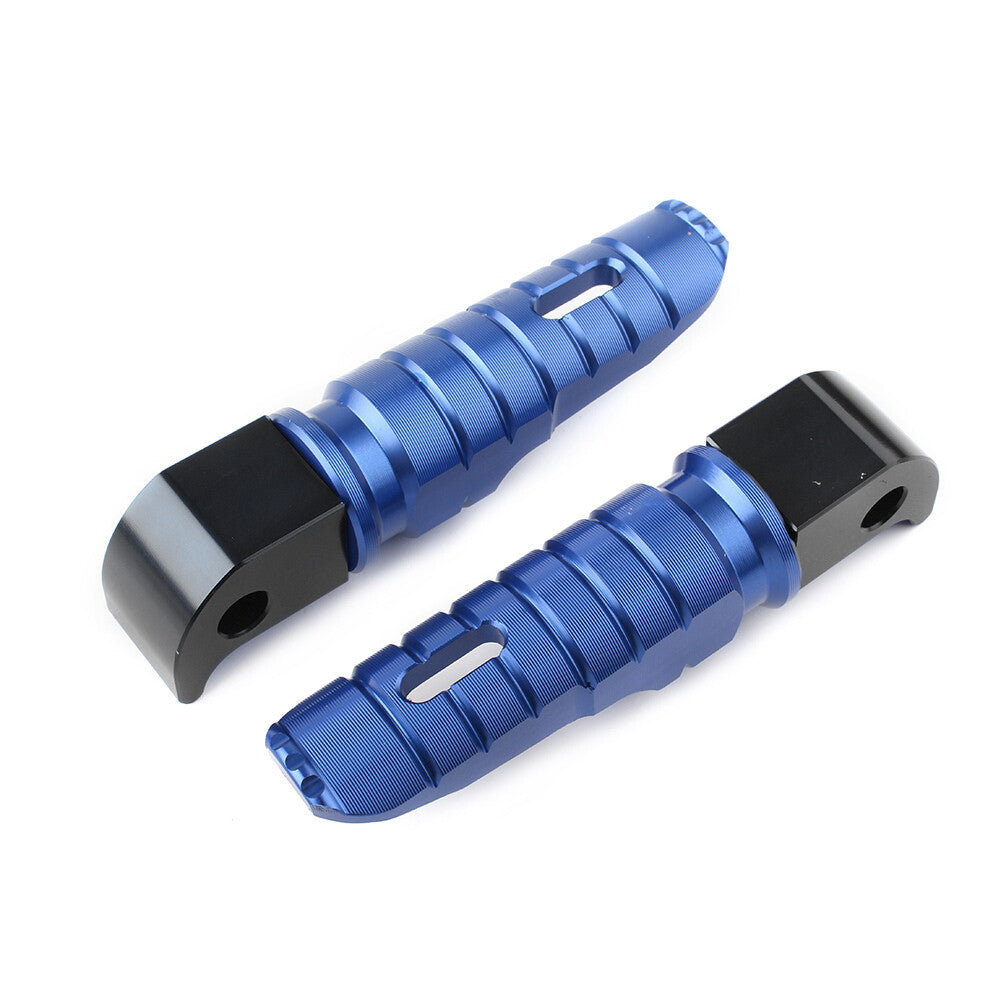 Motorcycle Rear Footpegs Pedal Pads for YAMAHA MT-10 MT-09 MT-07 YZF-R6 R1 Blue