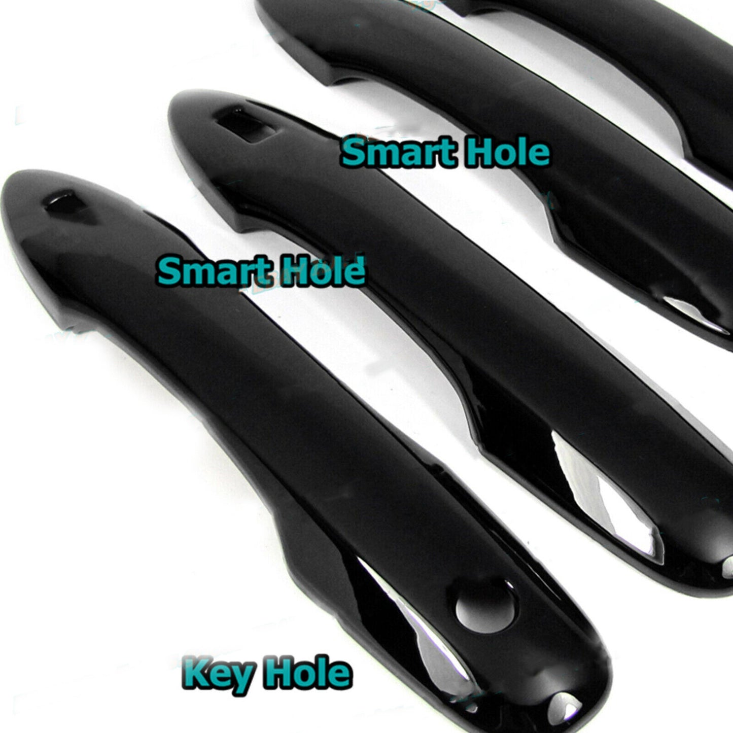 For 2019-23 for Toyota for Corolla Hatchback Glossy Black Side for Smart Door Handle Cover