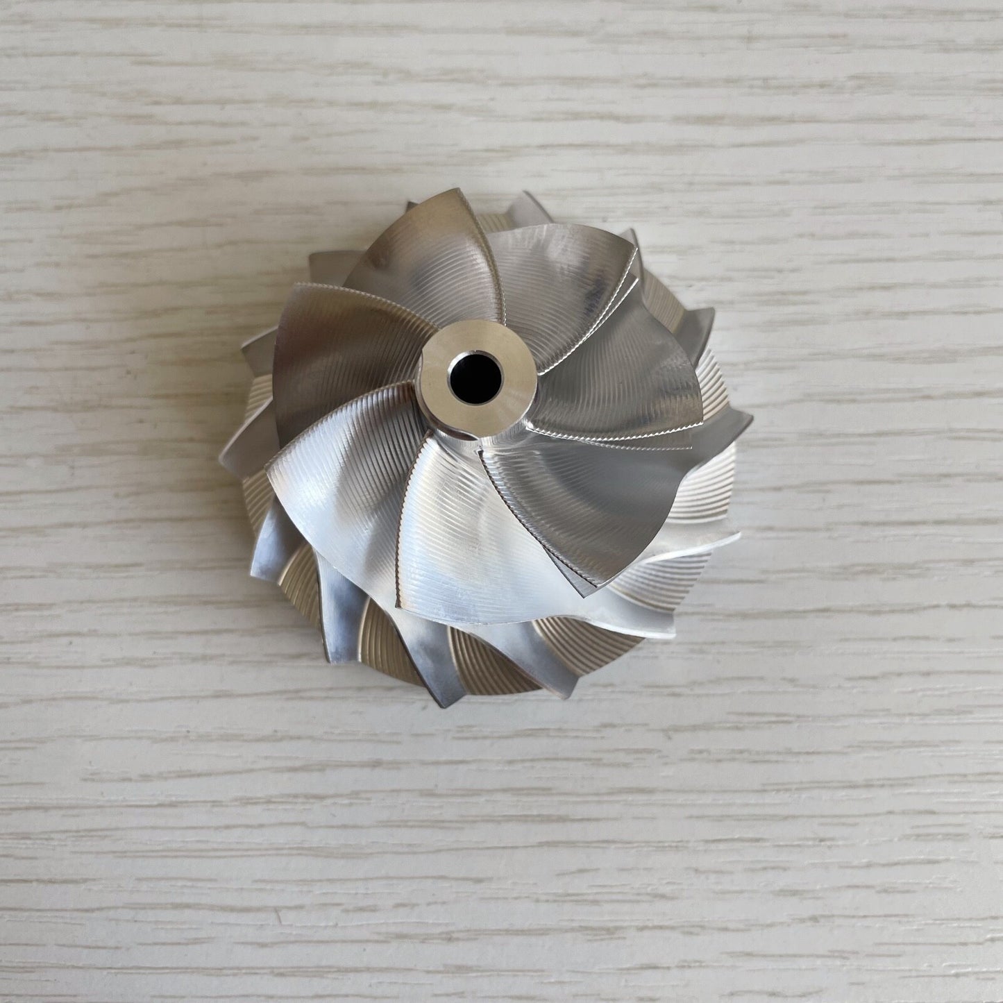 GT15-25 47.00/61.98 mm 7+7 insert spot milling performance compressor wheel