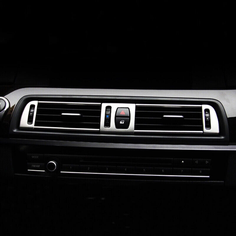Car Interior Air Vent Outlet Frame Cover Trim for BMW 5 Series F10 F18 2011-2017