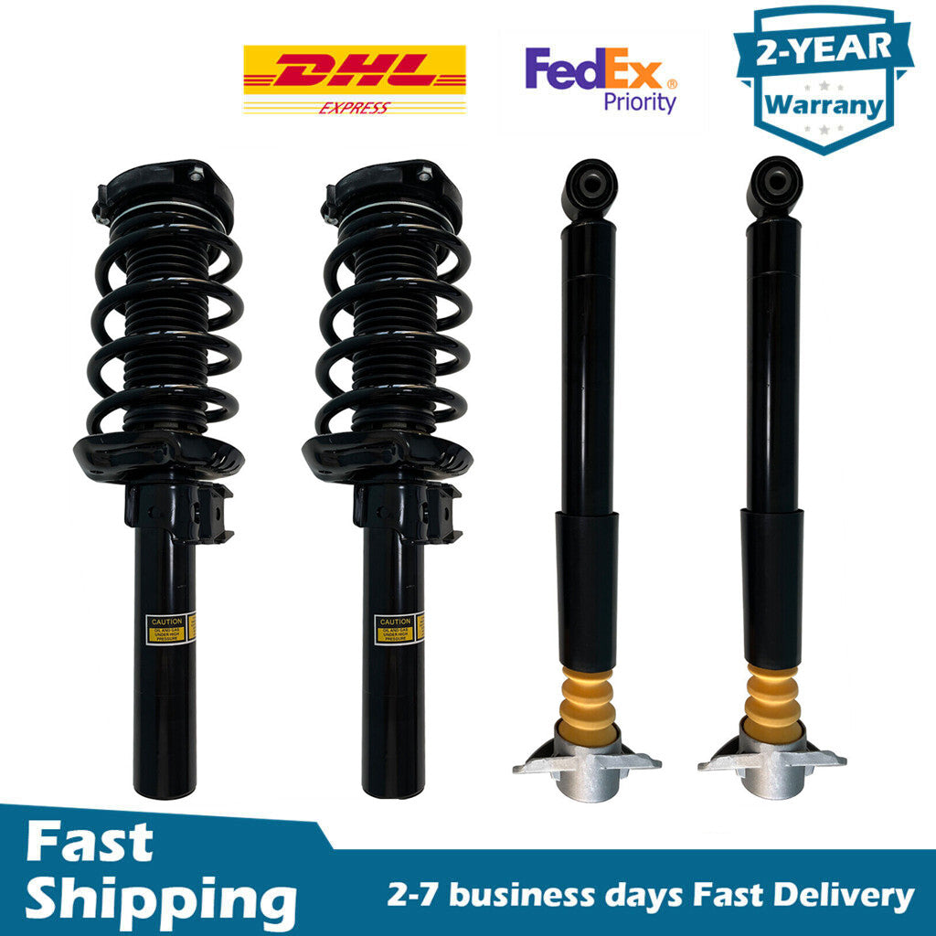 4PCS Front Rear Shock Spring Struts Magnetic Fit for Audi TT MKII TTS TTRS FWD 07-15