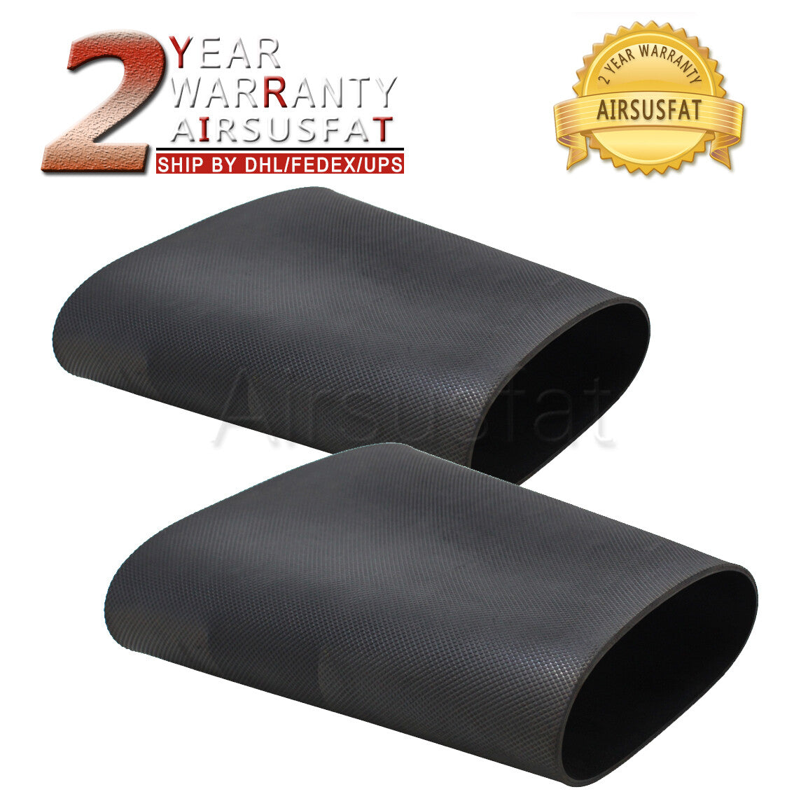 2X Front Air Sleeve for Audi A6 C7 for A8 D4 Allroad Air Suspension Strut Spring Bag