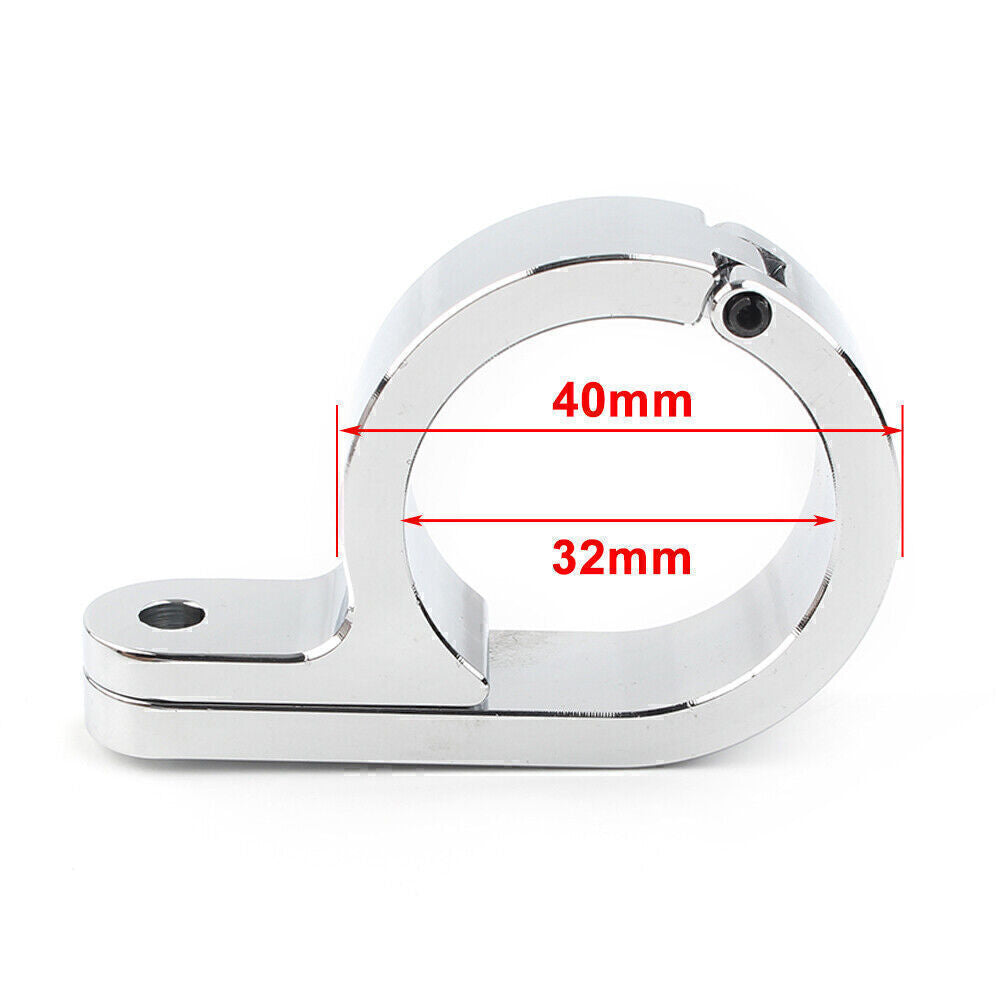 1-1/4 Universal Motorcycle Handlebar Mount Clamp Clock Fit for Harley Sportster