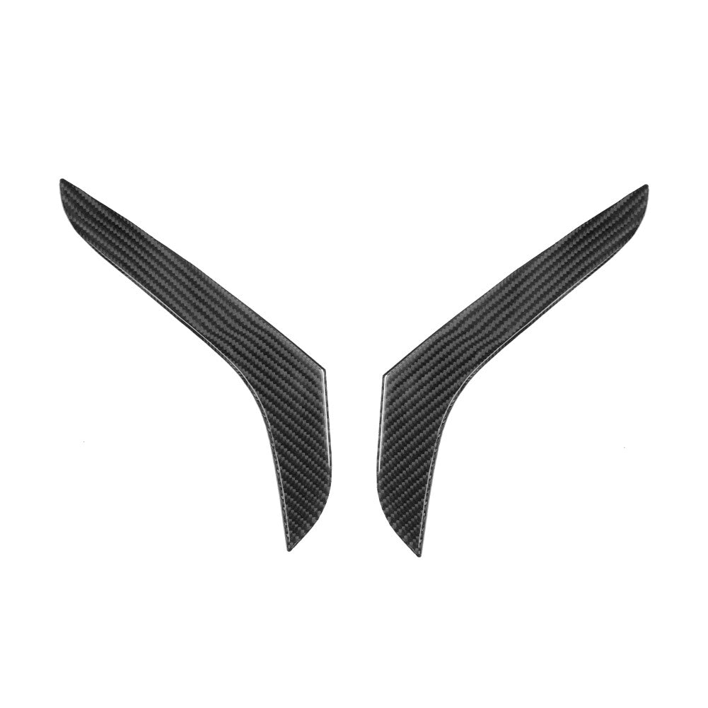 2Pcs Carbon Fiber Rear Door Armrest Cover Trim for Volkswagen for Passat 2006-2011