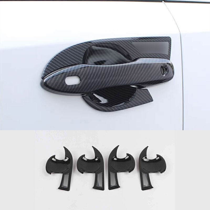 for Toyota for Corolla 20-2024 ABS Carbon Fiber Exterior Side Door Bowl Cover Trim