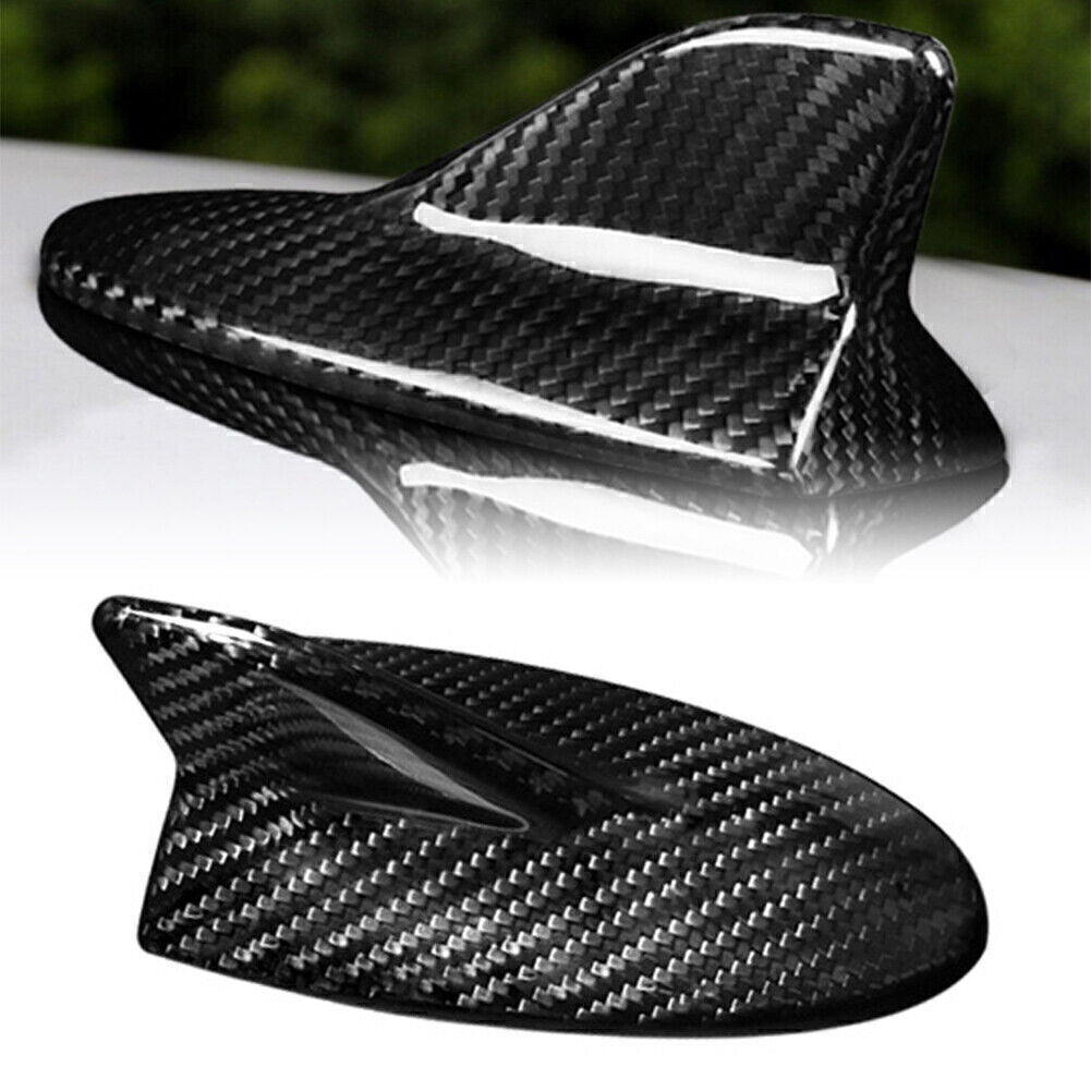 Carbon Fiber Shark Fin Antenna Cover Fit for Lexus LS LX for ES IS Gloss Finish Black