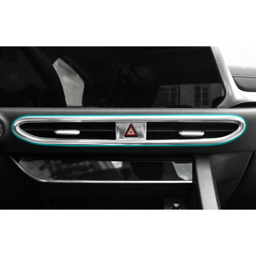 for Hyundai Sonata 2020-2023 Silver Central Air Condition Outlet Vent Frame Trim