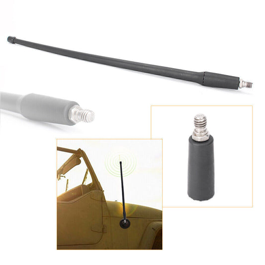 13 Terrain Flexible Rubber AM FM Antenna Short for Jeep for Wrangler JK 2007-2017
