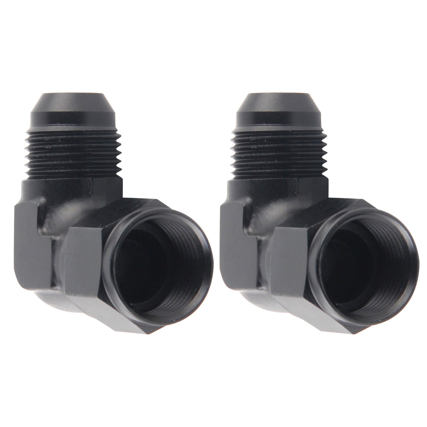 90¡ã Aluminum Car Fuel 6AN Bulkhead Swivel Flare Fitting Female to Male Adapter
