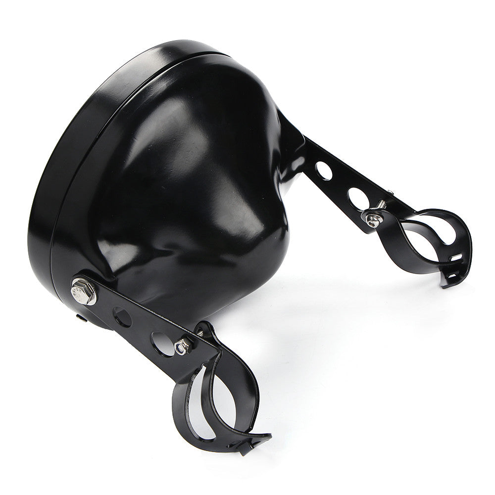 Universal 7 LED headlight mounting bucket with bracket for Harley-Davidson motorcycles