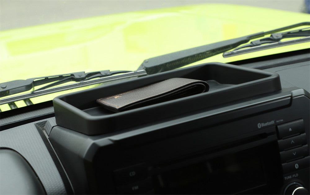 Black Center Console Dashboard Storage Box Organizer Tray for Suzuki for Jimny 2019+