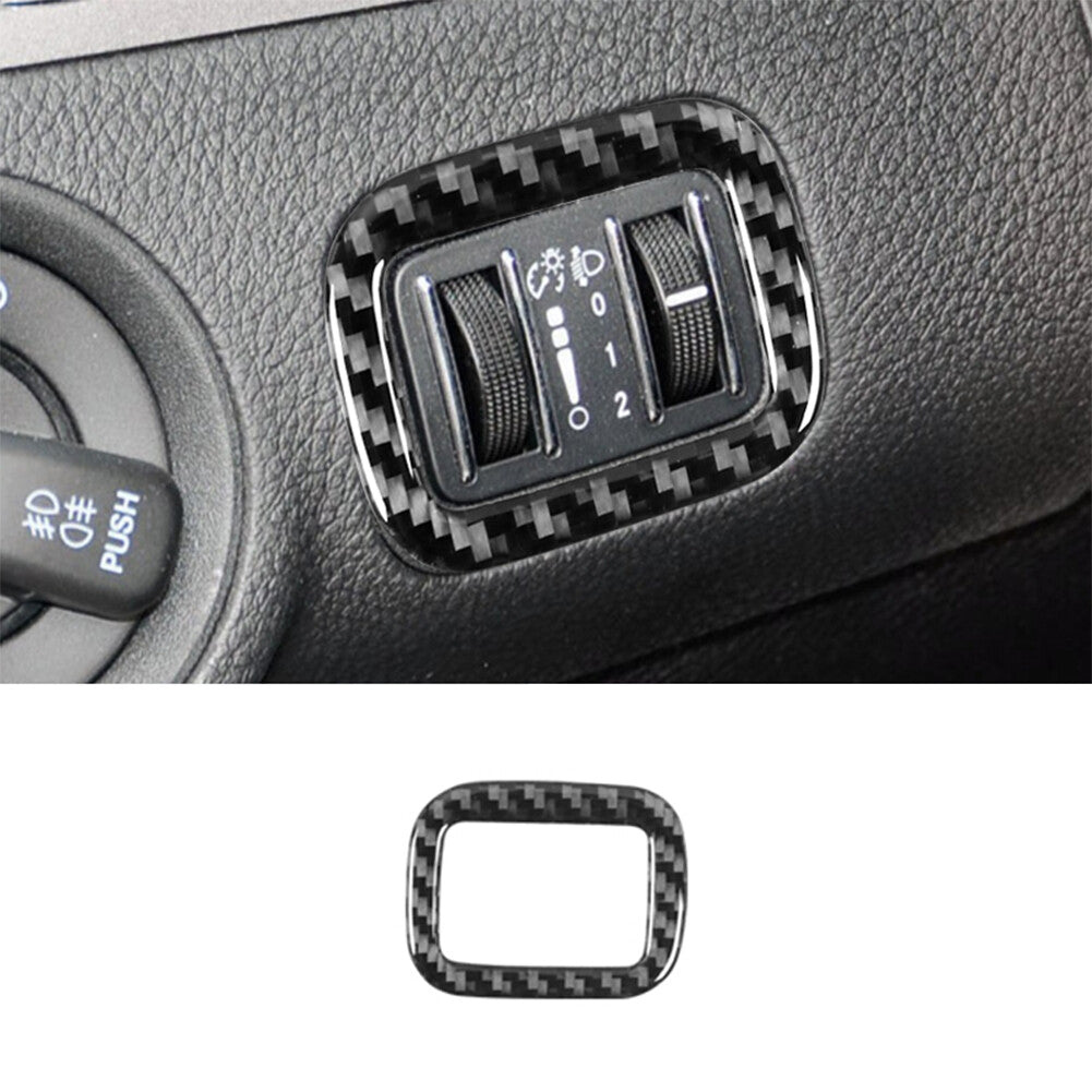 19Pcs Carbon Fiber Full Interior Kit Cover Trim for Dodge Journey 2011-18