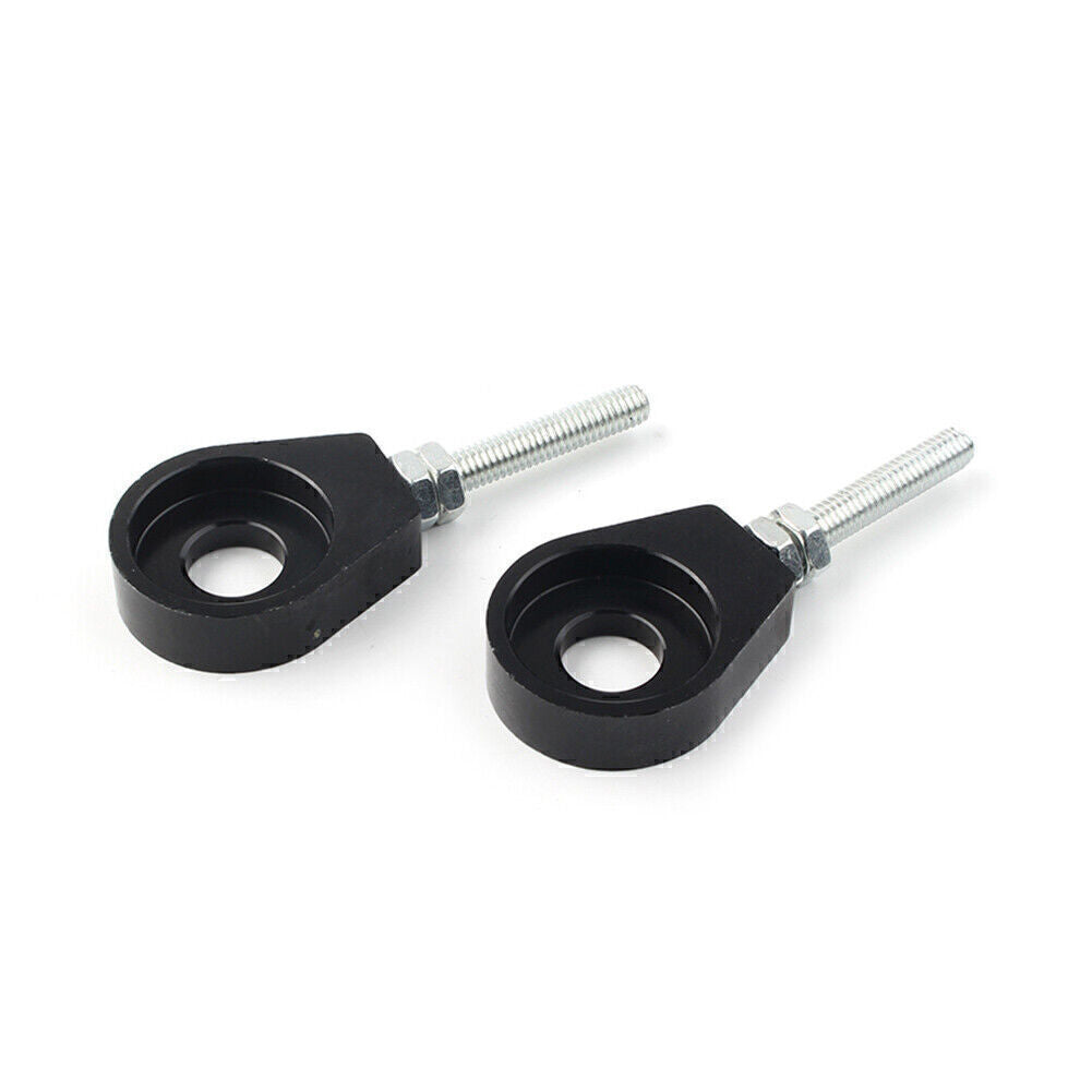 For Pit Quad Dirt Bike ATV CRF50 2x Black 12mm Chain Adjuster Block Tensioner