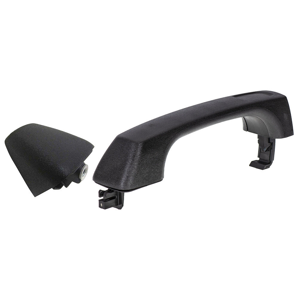 4X Front or Rear Exterior Outside Door Handle Cap Black For H3 2006-2010