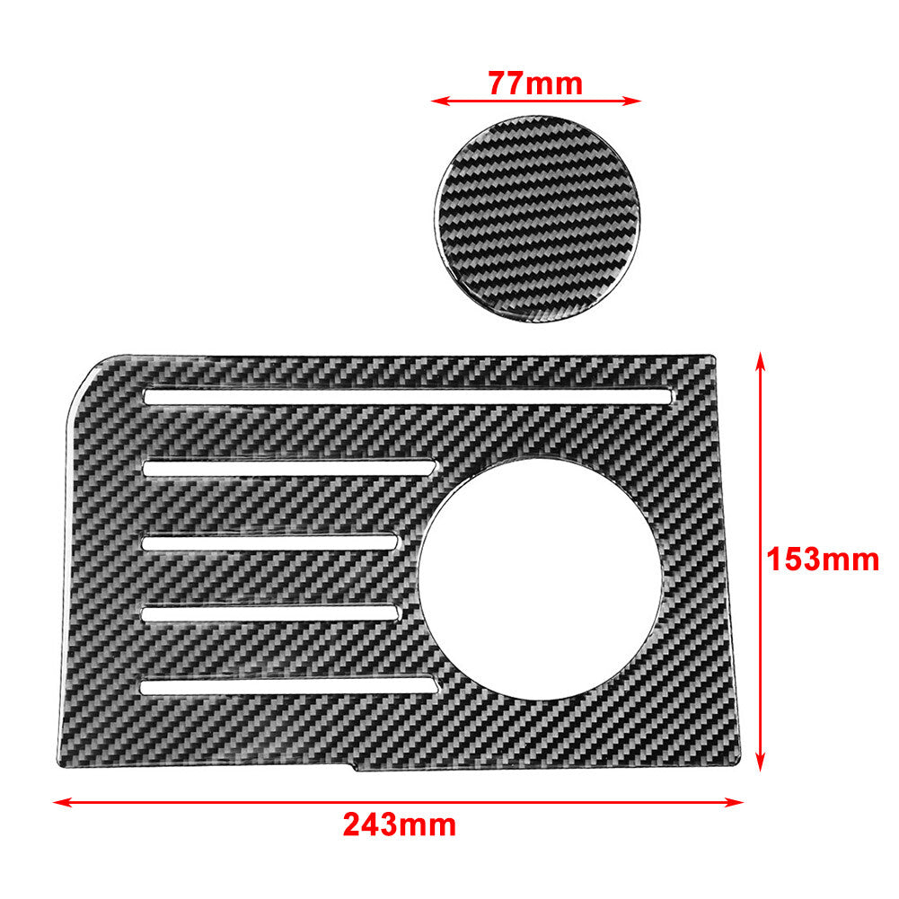 Fit for Toyota Tundra 2014-21 Front Console Water Cup Holder Storage Panel Cover