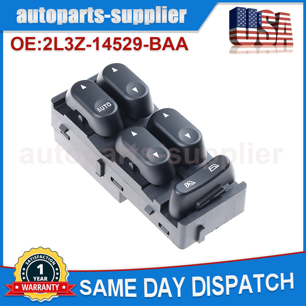 for Ford F-150 2002 2003 Crew Cab pickup left front drive power window switch