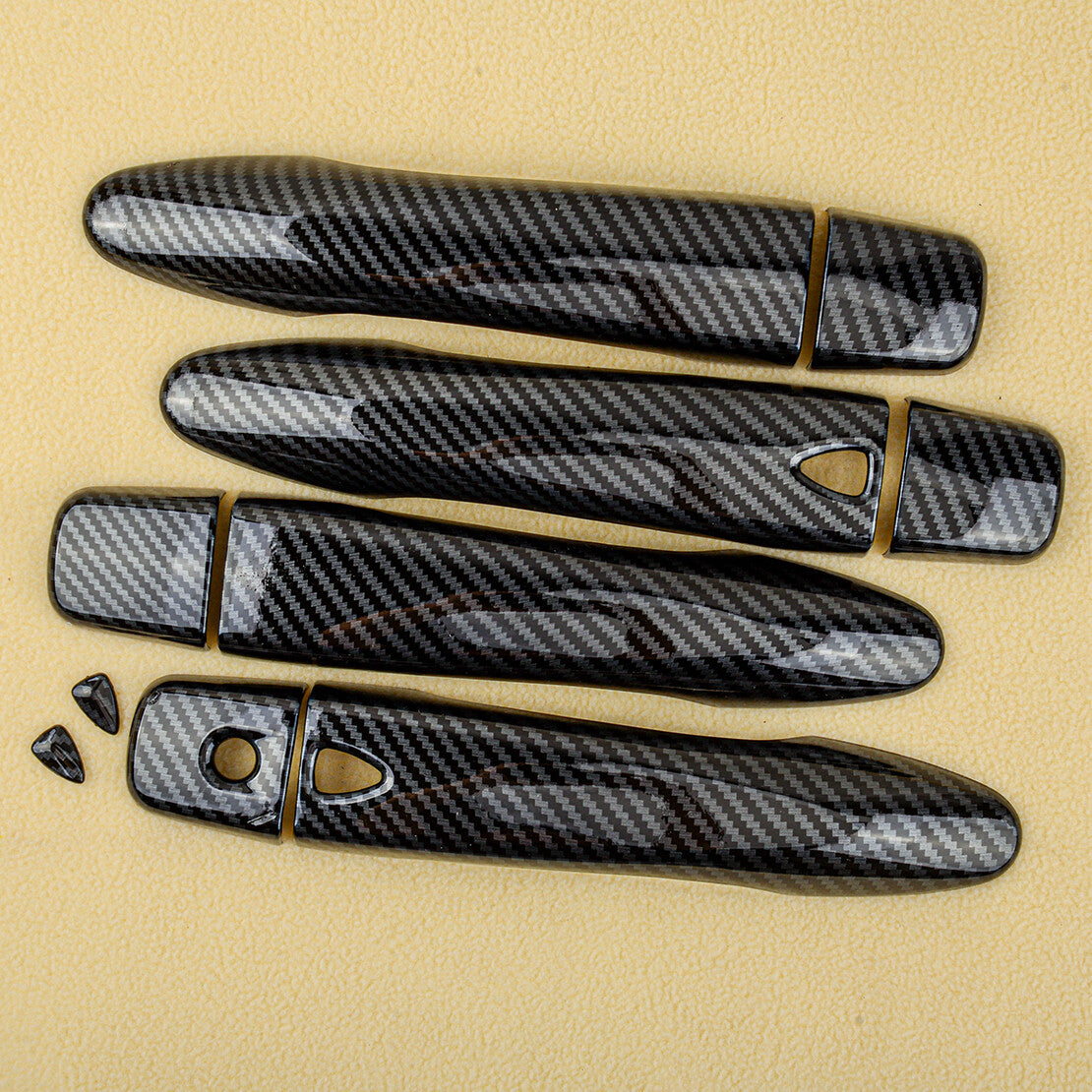 Carbon Fiber Style Outer Door Handle Cover Trim Fit for Nissan Maxima 2016-21