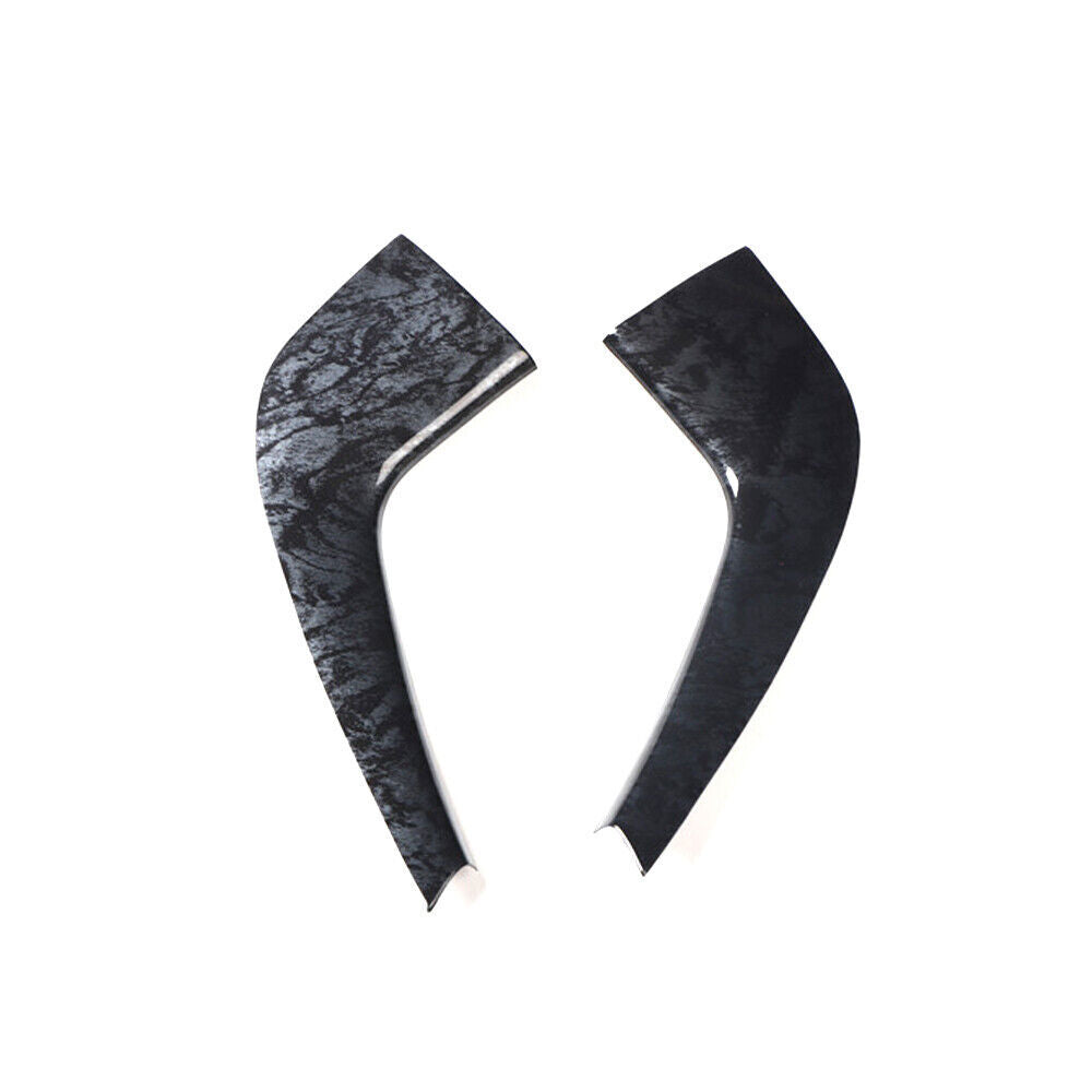 Gear Shift Both Side Cover Trim 2PCS for Mercedes-Benz B-Class 12-19 Black Wood