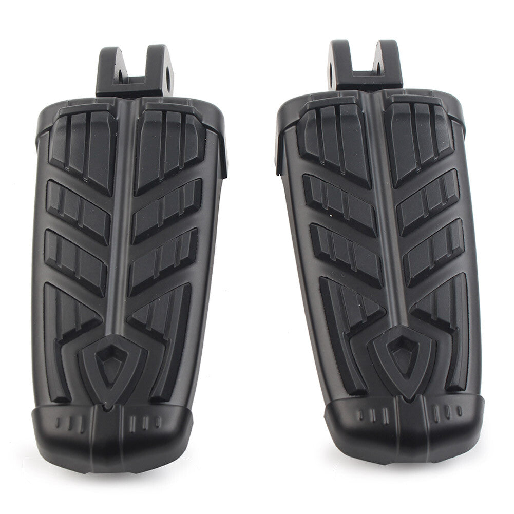 2x Foot Pegs Footrests Footpegs for Honda CBR900RR Interceptor VFR800 Black Bike