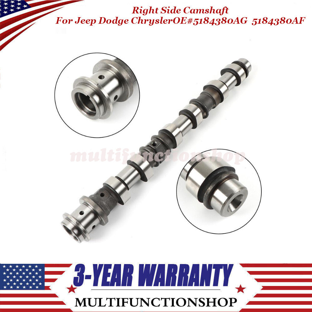 Right-side intake camshaft 5184380AG 5184380AF is suitable for Jeep for Dodge for Chrysler for Ram 3.6L.