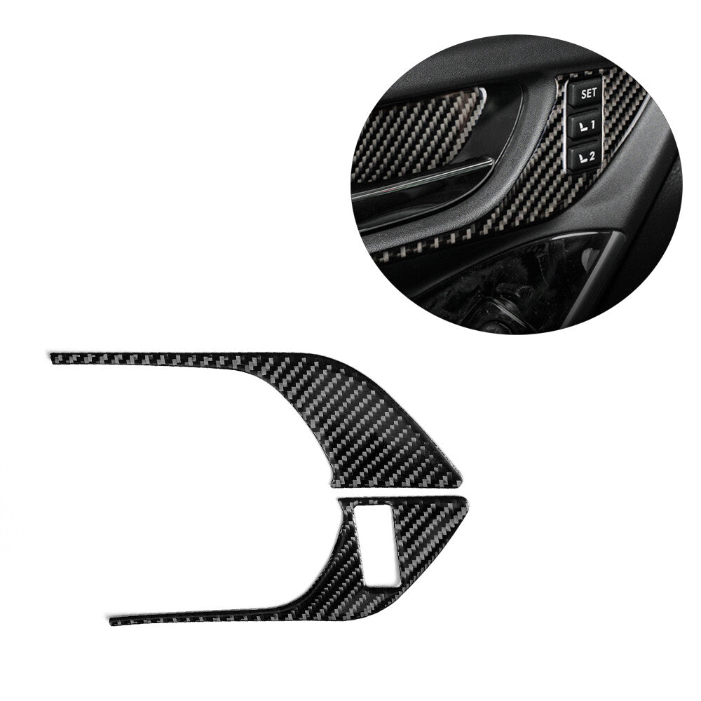 for Subaru Forester 2013-2018 Carbon Fiber Front Inner Door Handles Trim Cover
