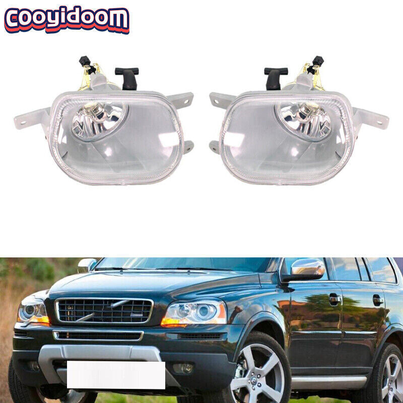 Applicable to 2003-2014 for Volvo XC90 front fog lights (no bulbs, left +, right -).