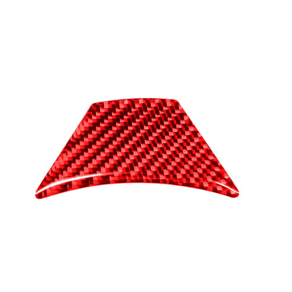Red Carbon Fiber Interior Below Steering Wheel Trim for Toyota for Corolla 2014-2018