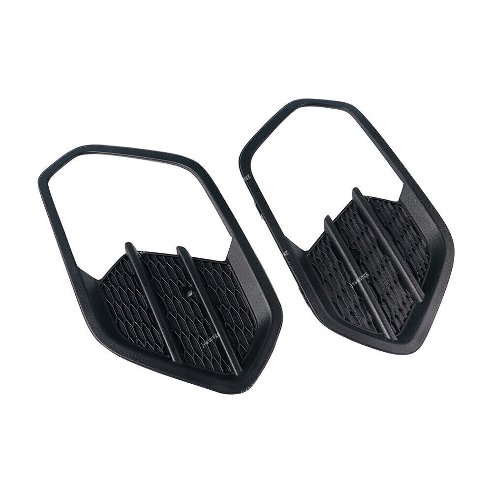 Pair Front Left  Right Bumper Grille Outer Cover Fit for Ford Escape 2017-2018