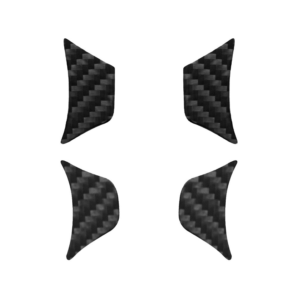 4X Carbon Fiber Water Cup Holder Inner Cover Trim for Honda Ridgeline 2017-2020