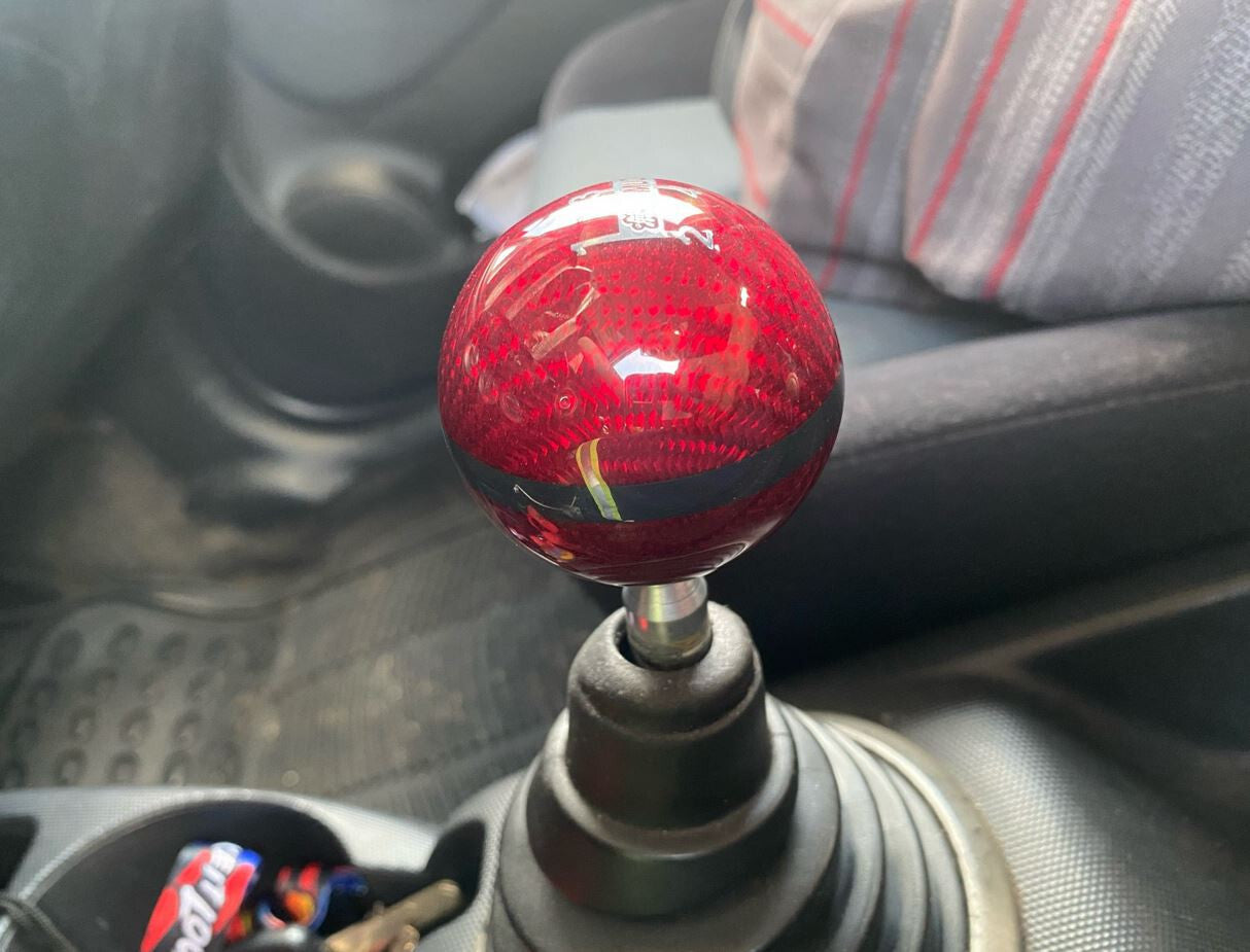Mugen 13cm manual gear shift lever, burning blue, for Honda for Acura
