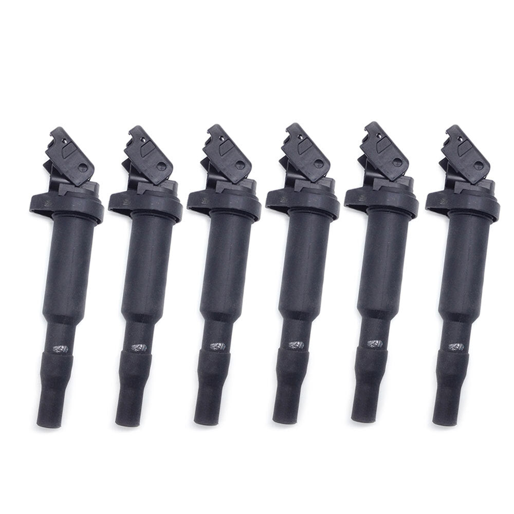 6-pack ignition coils (0221504470, 12137594937, 12137571643) suitable for 325i, 328i, 335, 54655