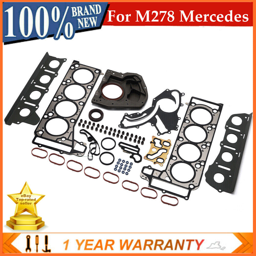 Cylinder Head Gasket Seals Rebuild Kit for Mercedes-Benz S550 W166 W221 M278 4.7