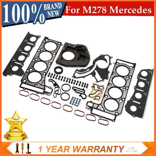 Cylinder Head Gasket Seals Rebuild Kit for Mercedes-Benz S550 W166 W221 M278 4.7