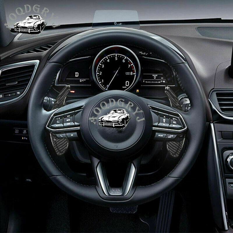 Carbon Fiber Steering Wheel Paddle Shifter Extension for Mazda 3 CX-4 CX-5 MX-5