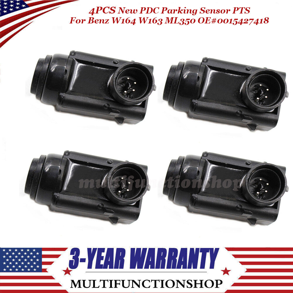 4PCS PDC Parking Sensor PTS for Benz W164 W163 ML350 E320 E350 06-09 0015427418