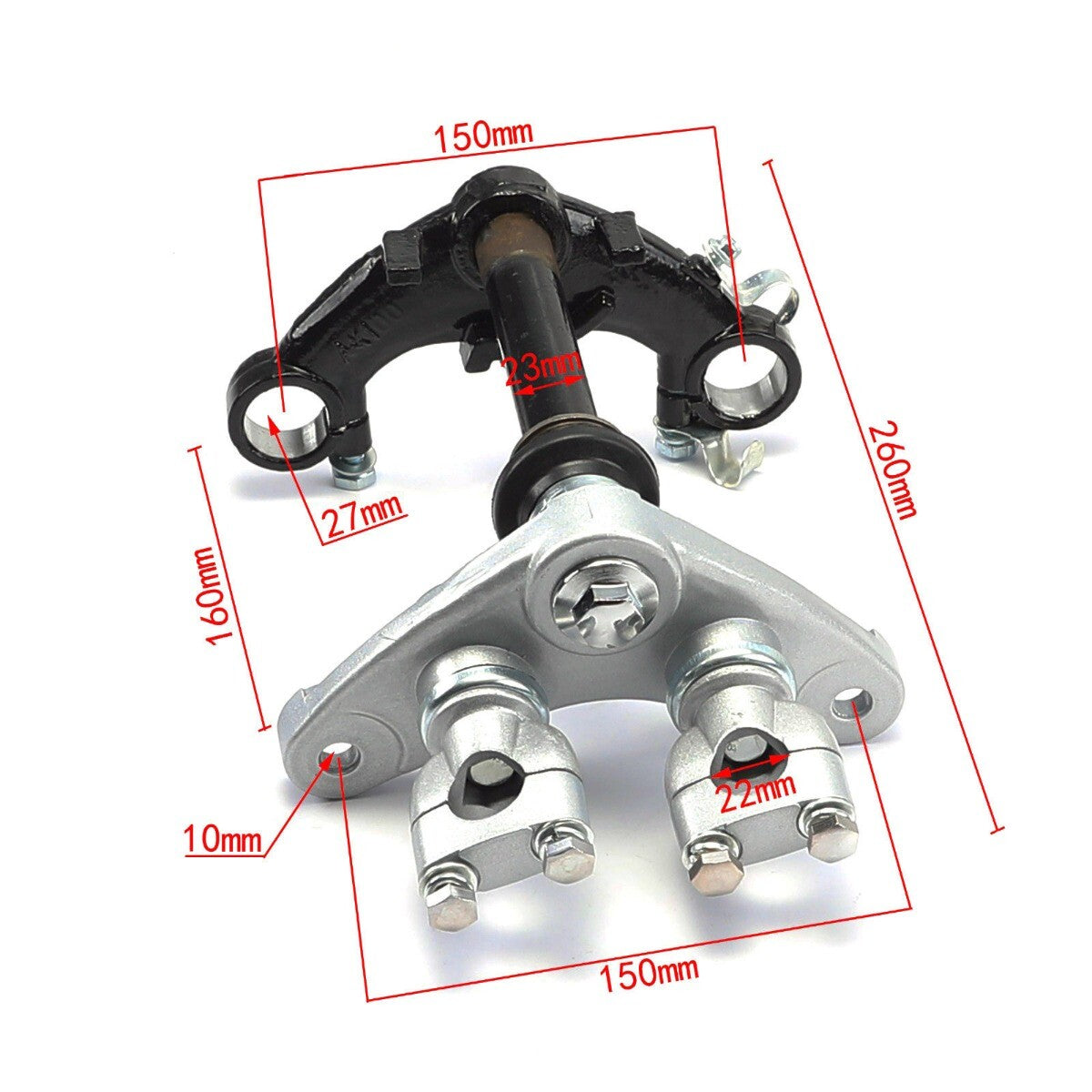Front Forks Triple Tree Clamp for Honda CRF50 JR50 70 90cc 110CC Dirt Bike TTR50