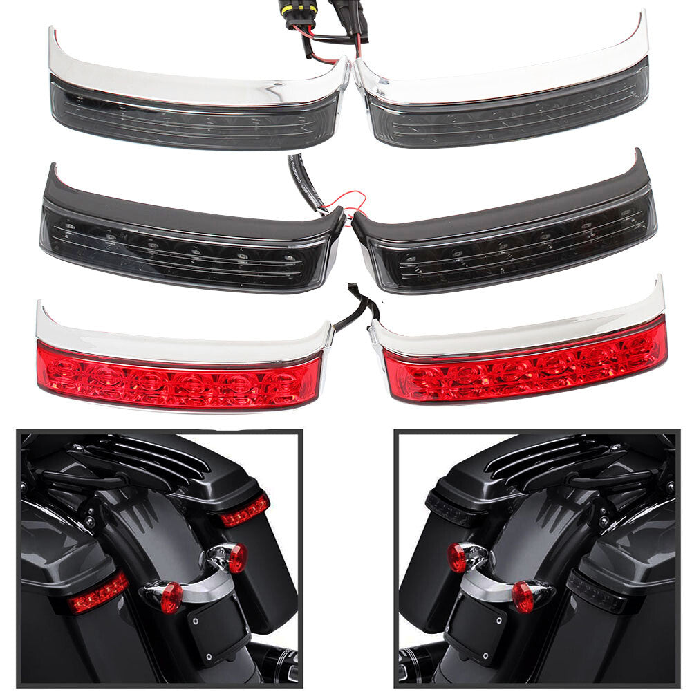 for Harley Touring 2014-2019 Saddlebag Light Saddle Bags LED Run Brake Turn Lamp