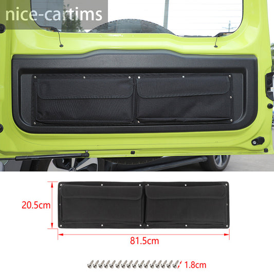 for Suzuki for Jimny 2019-2023 Black Tailgate Storage Bag Case Cover Tool Organizer