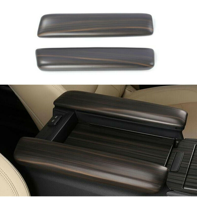 for Toyota for Sienna 2021-2023 Wood Grain ABS Central Armrest Box Panel Trim Cover