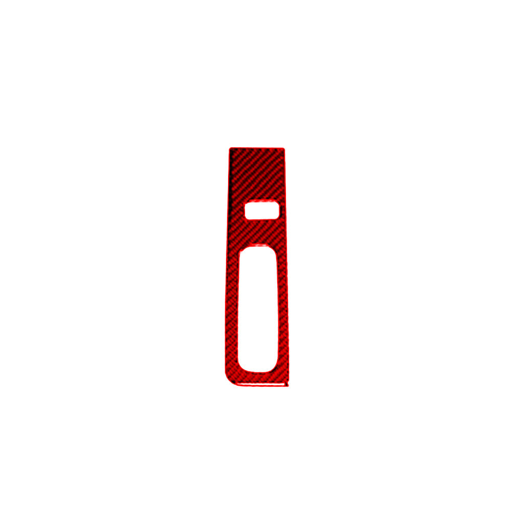 Red Carbon Fiber (2DR) Rear Door Control Cover For Colorado 2004-12/ for Canyon 05-12