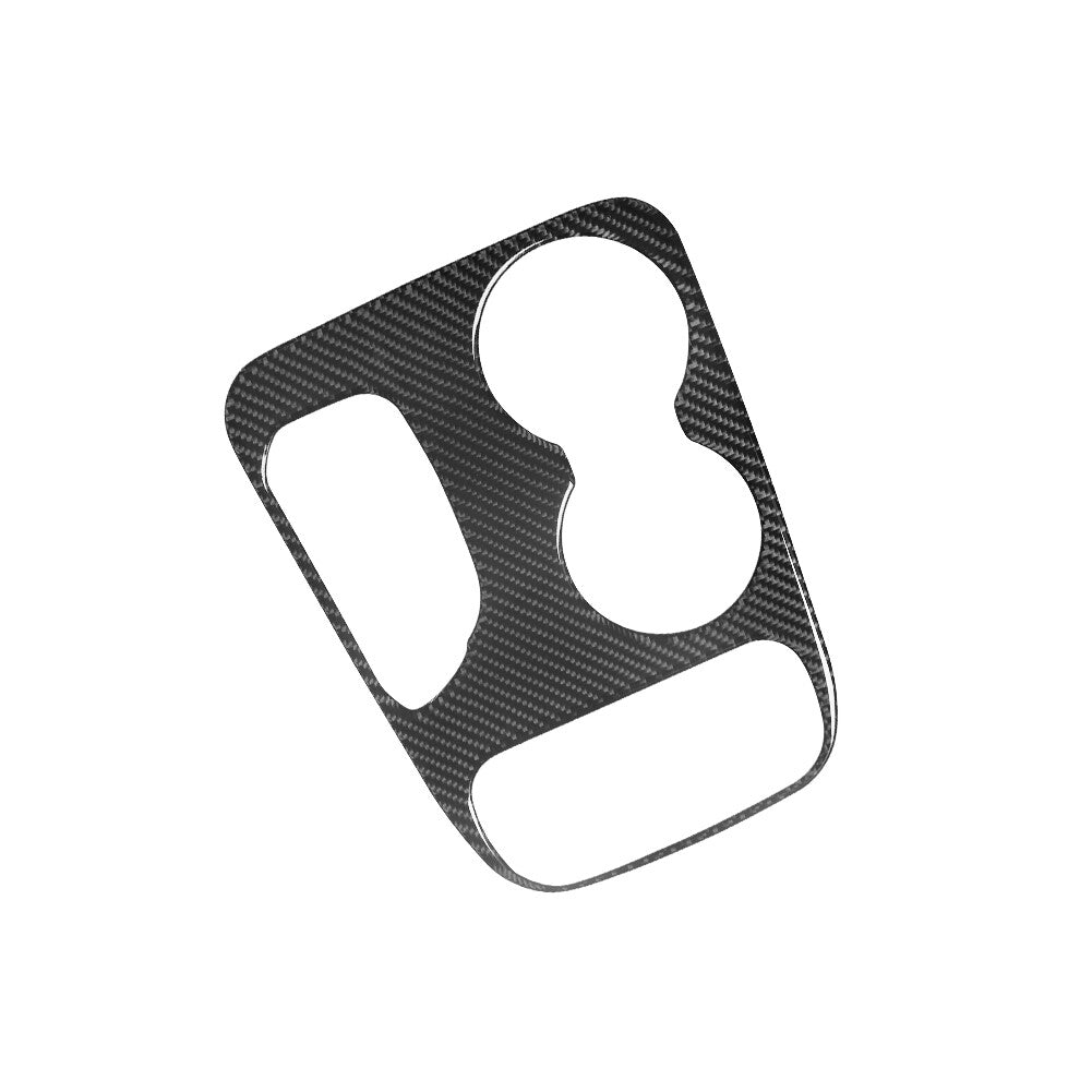 Carbon Fiber Central Watercup Frame Cover Trim for Dodge Durango 2014-2020 TypeB