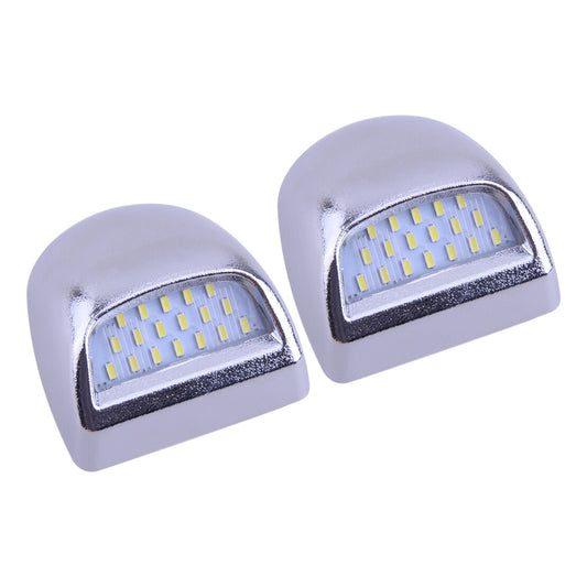 2x LED License Plate Tag Light Fit for Chevy Silverado Suburban Tahoe for GMC for Sierra